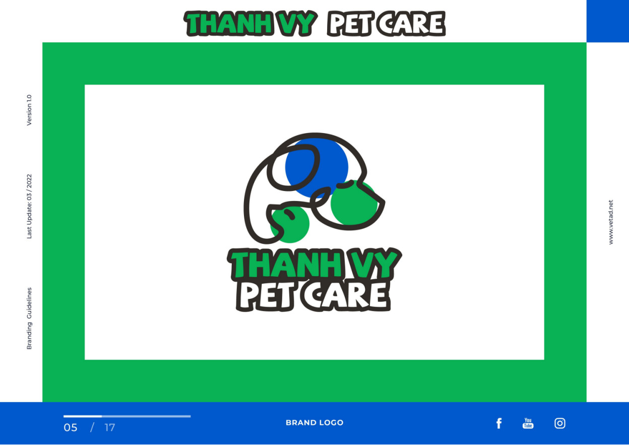 Bộ nhận diện thương hiệu - Thanh Vy Pet Care